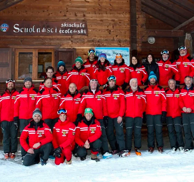 foto del Team scuola di sci gressoney weissmatten